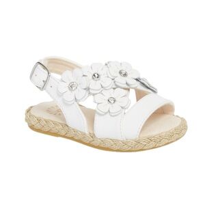 Ugg Toddler Girls White Allairey Flower Sandals size 8